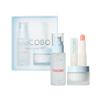 Glow Moist Trio Set de Tocobo con esencia Bifida, crema y bálsamo para hidratar y fortalecer la piel y labios.