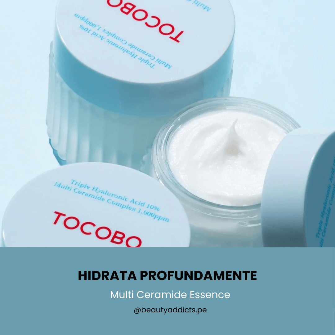 Tocobo Multi Ceramide Cream que hidrata intensamente y protege piel sensible.