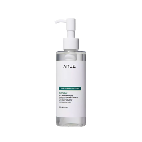 Heartleaf Pore Control Cleansing Oil Mild, limpiador en aceite suave y eficaz.