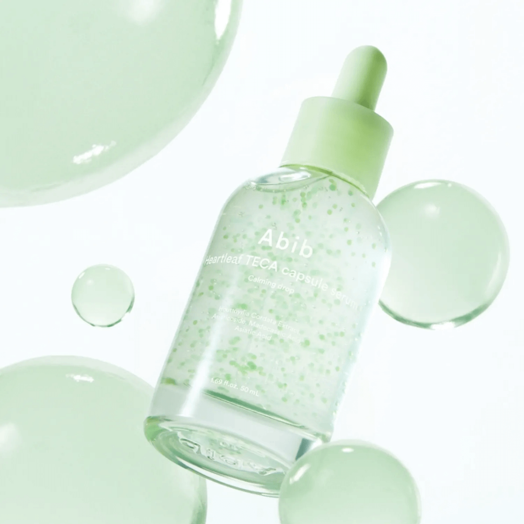 Beneficios del Heartleaf TECA Capsule Serum: hidratación, calma y protección.
