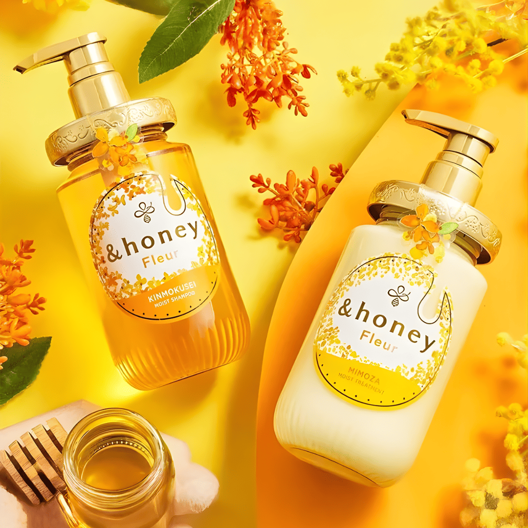 Dúo capilar &honey con miel, argán y ácido hialurónico