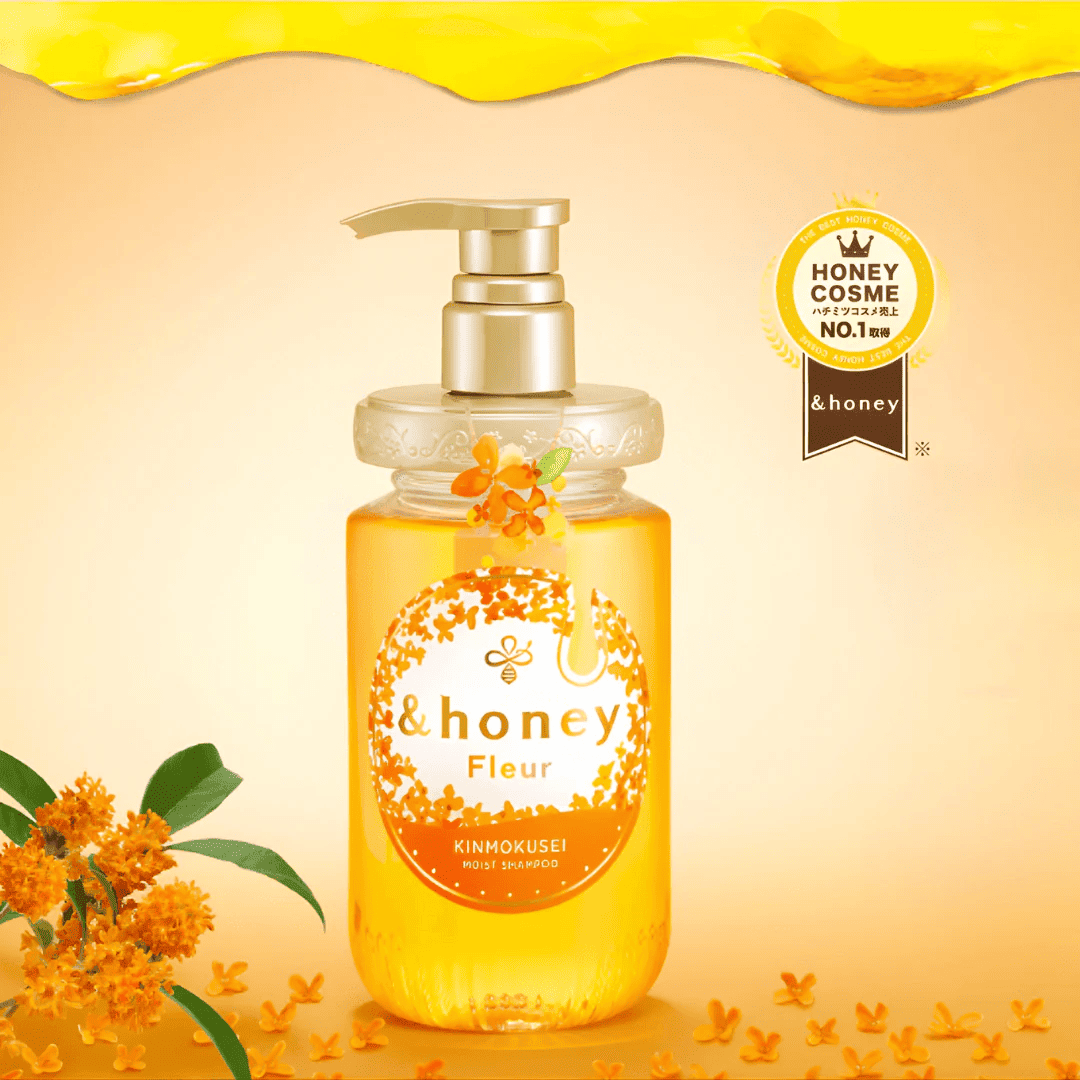 &honey Fleur Kinmokusei Moist Shampoo 1.0 para cabello seco o con frizz