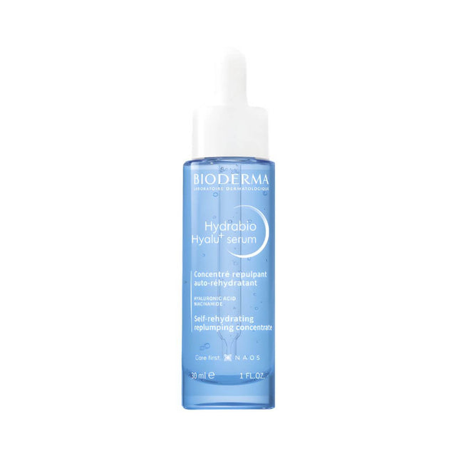 Hydrabio Hyalu+ Serum de Bioderma, suero dermatológico para piel sensible y deshidratada.