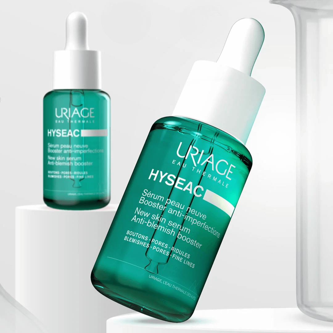 Hyseac Serum Booster, tratamiento diario que combate granitos, poros dilatados y marcas post-acné.