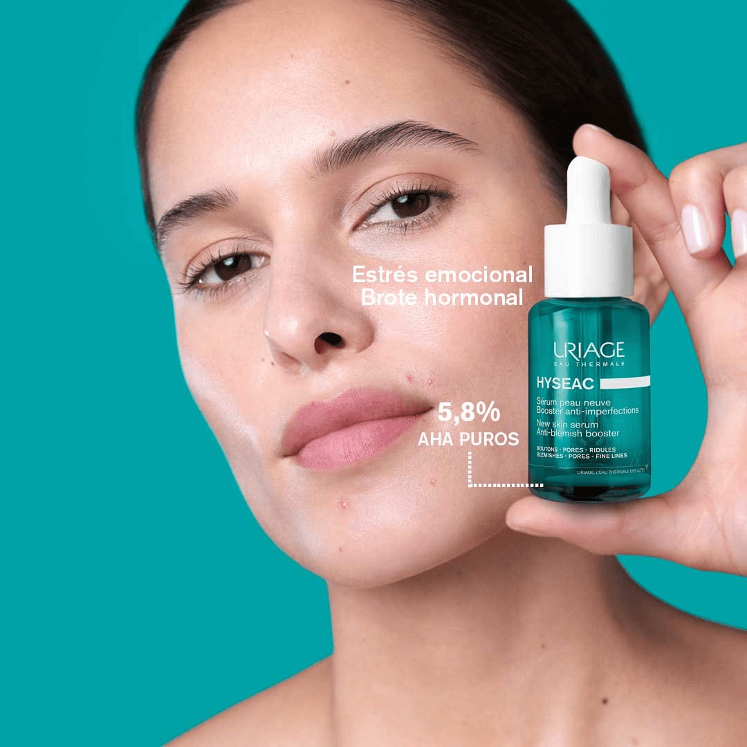 Serum ligero de Uriage de rápida absorción que regula el exceso de sebo y reduce las imperfecciones.