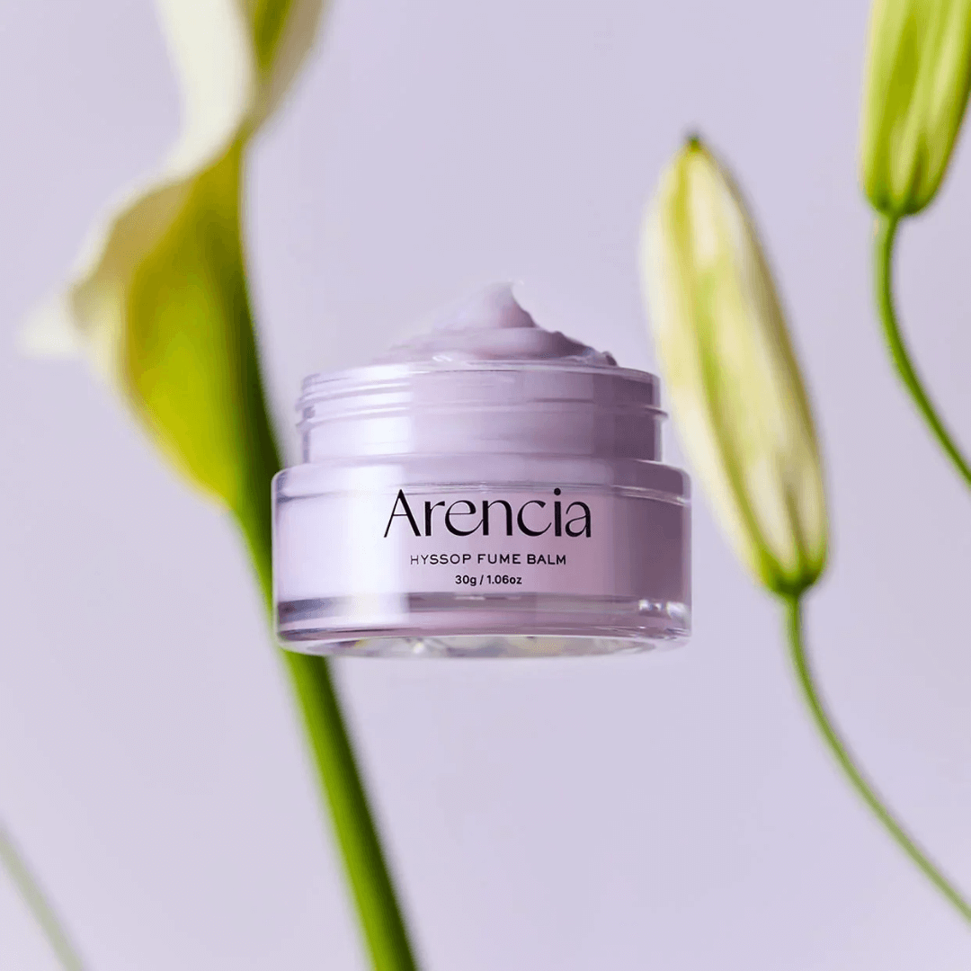 Hyssop Fume Balm de Arencia que repara y protege la piel dañada o expuesta al ambiente.