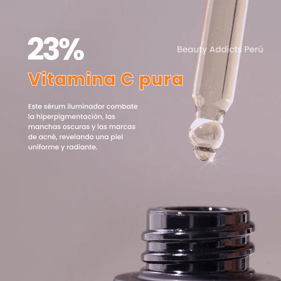 Vitamina C al 23% para estimular colágeno y brillo natural de Isntree.