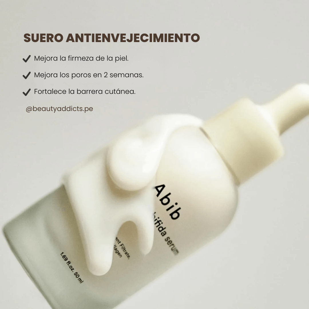 Jericho Rose Bifida Serum que reduce arrugas con bakuchiol y potencia elasticidad facial.