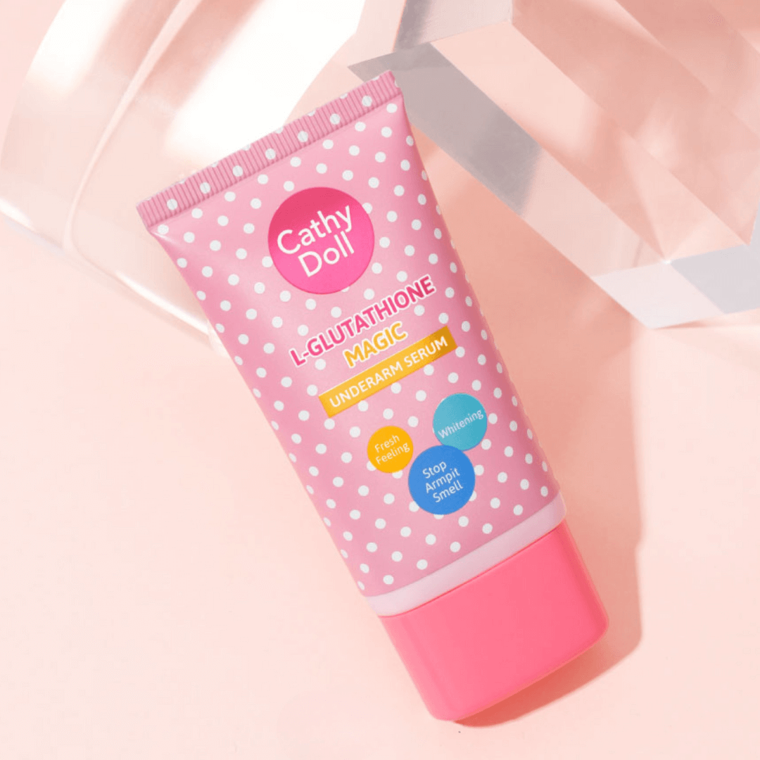 Cathy Doll L-Glutathione Magic Underarm Serum para cuidado iluminador de axilas.