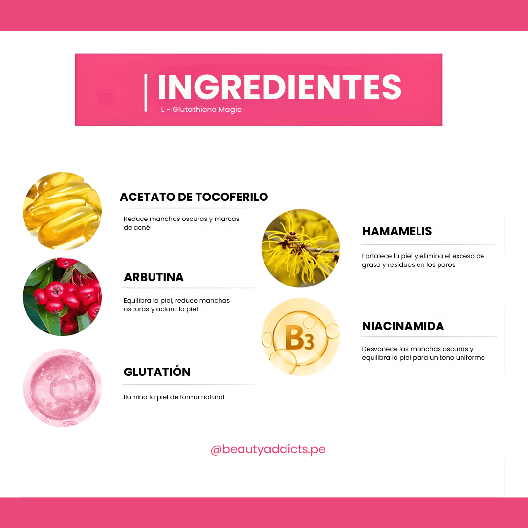 Cathy Doll L-Glutathione Magic Underarm Serum con glutatión para mejorar la apariencia del tono.