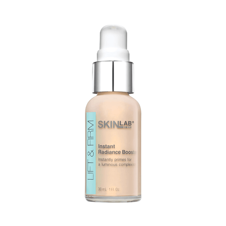 Lift & Firm Instant Radiance Booster que hidrata e ilumina la piel, ideal antes del maquillaje diario.