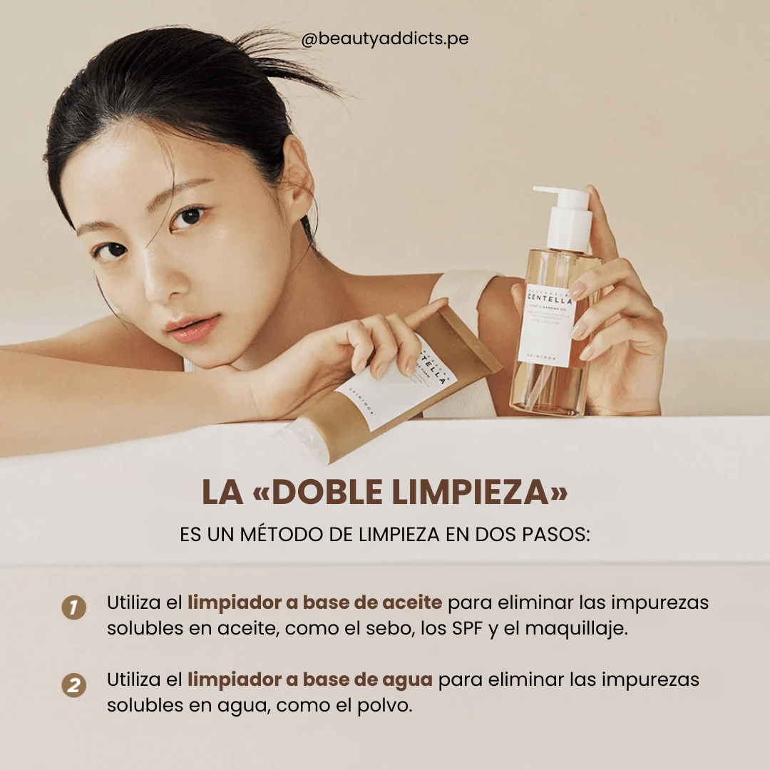 Skin 1004 Double Cleansing Duo para eliminar impurezas y fortalecer la barrera cutánea.
