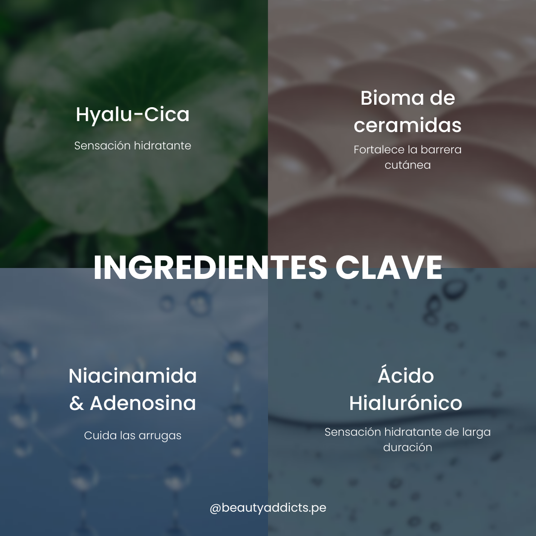 Suero azul SKIN1004 con centella y ácido hialurónico para piel sensible.