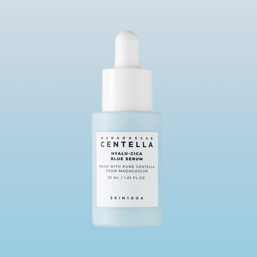 Suero hidratante SKIN1004 Madagascar Centella Hyalu-Cica Blue 30ml.