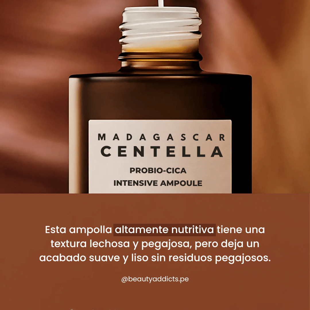 Skin 1004 Centella Probio-Cica Ampoule con probióticos que equilibran y fortalecen la piel.