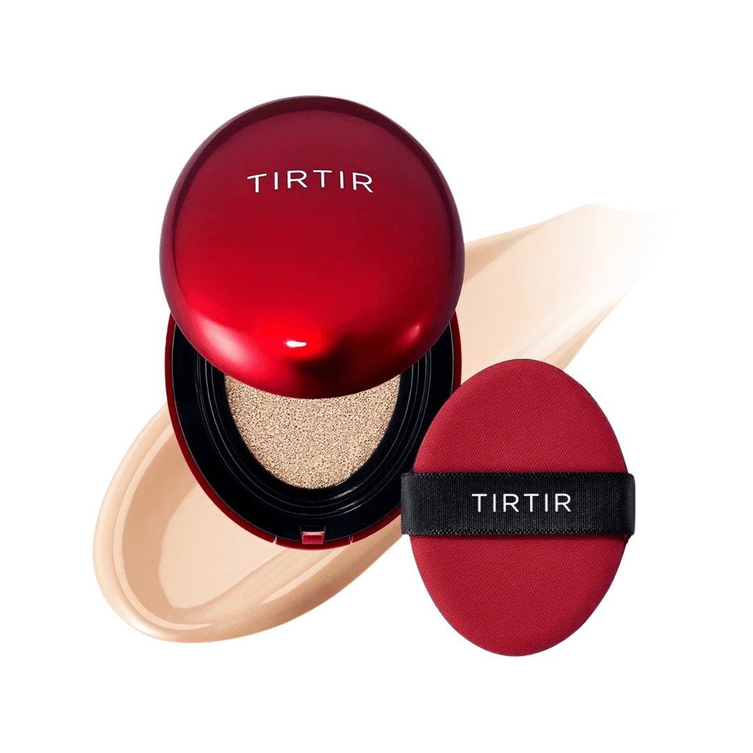 Tirtir Mask Fit Red Cushion ofrece un acabado perfecto y duradero durante todo el día.
