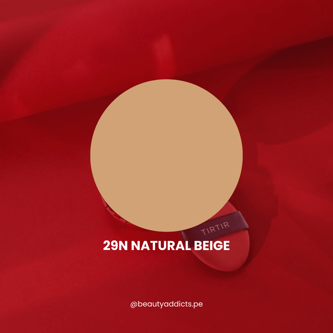 Mask Fit Red Cushion Tirtir tono 29N Natural Beige.