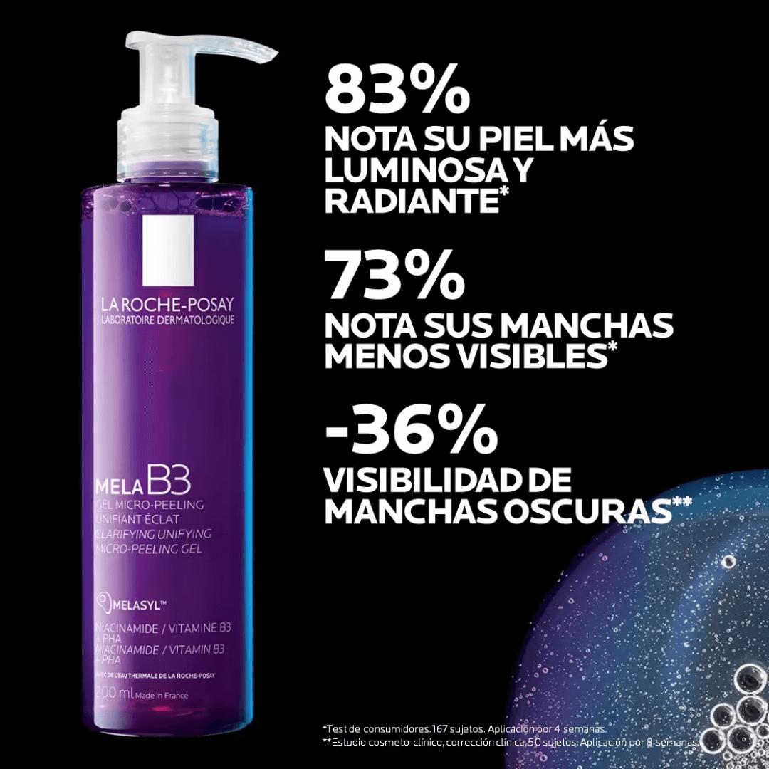 La Roche-Posay Mela B3 Gel facial que ayuda a reducir manchas.