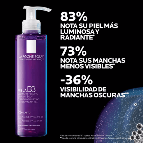 La Roche-Posay Mela B3 Gel facial que ayuda a reducir manchas.