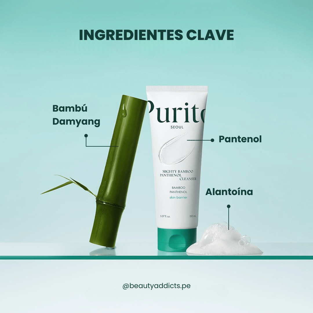 Limpiador en gel que elimina impurezas sin resecar.