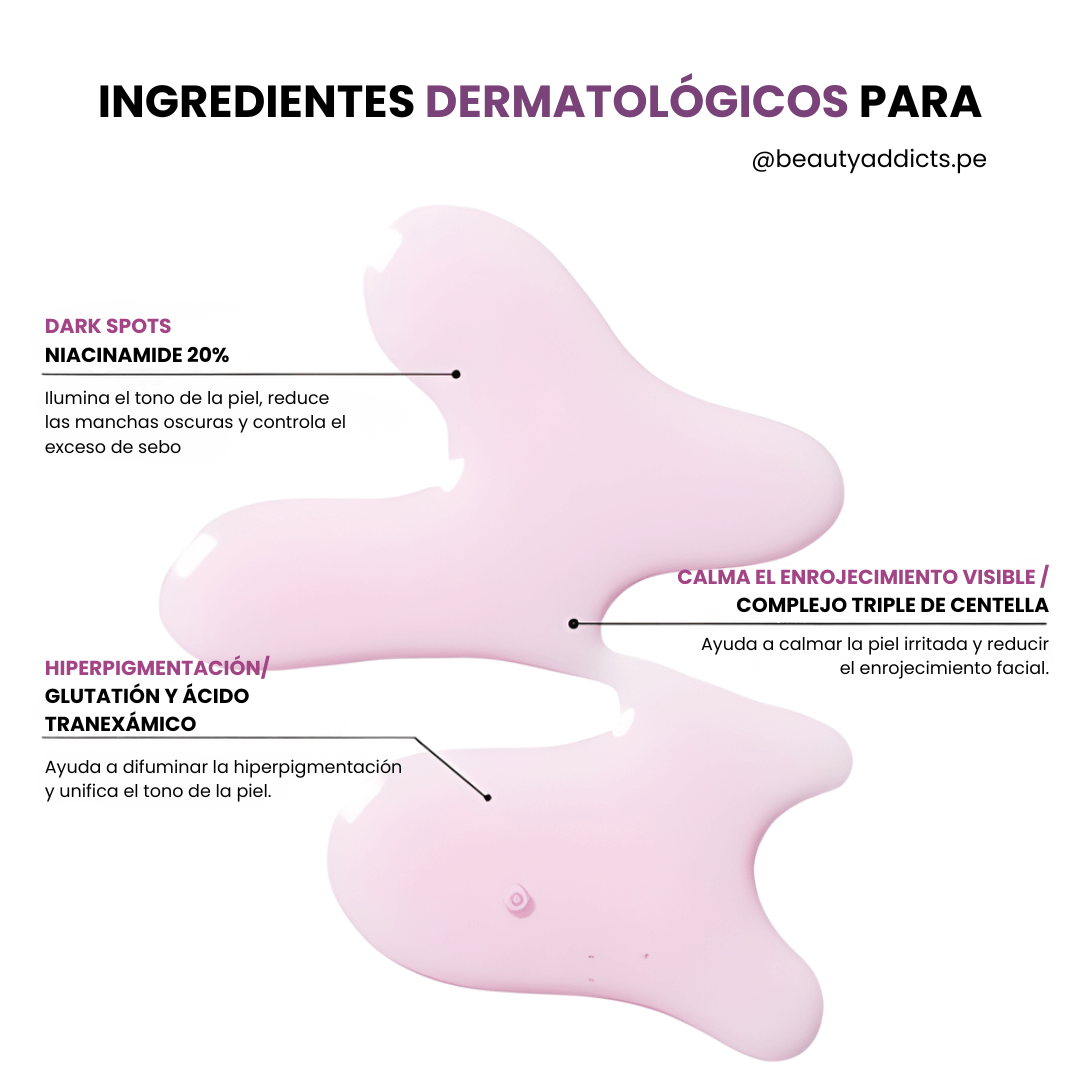 Niacinamide 20 Serum Jumiso calma irritaciones con complejo Triple Centella y glutatión.