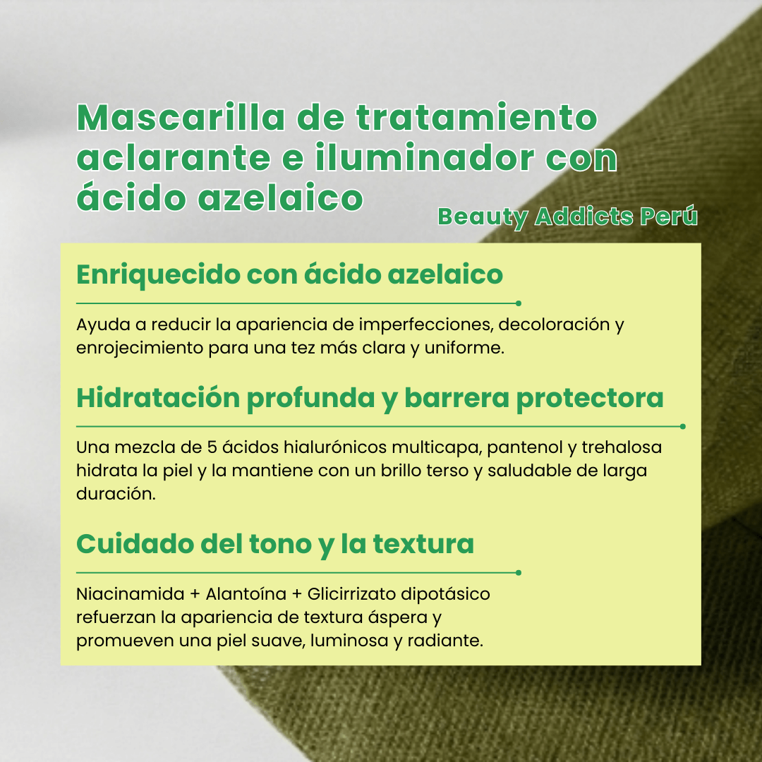 Mascarilla coreana de Nineless para piel sensible con tendencia acneica.