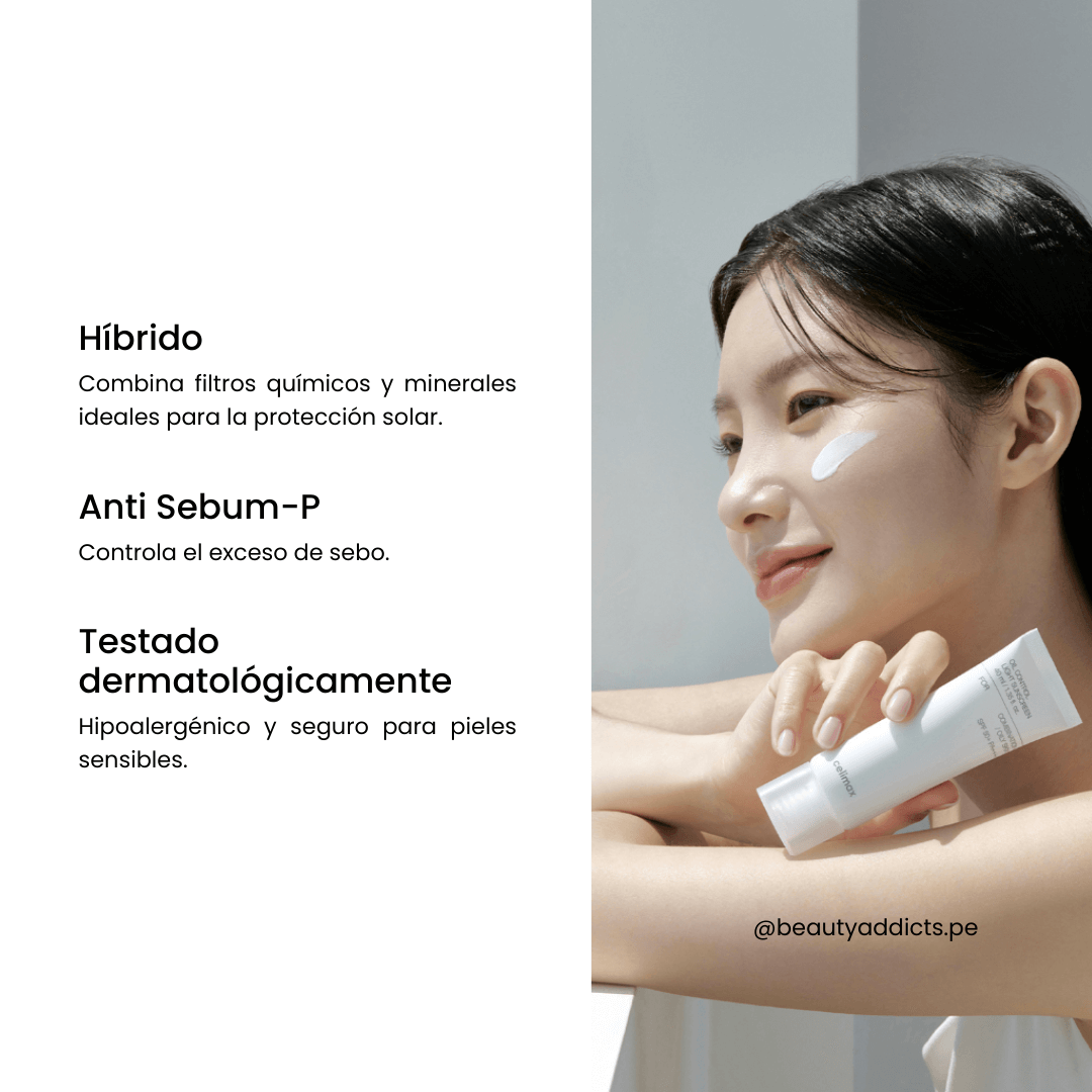 Protección solar ideal para piel mixta y grasa con control de brillo duradero.