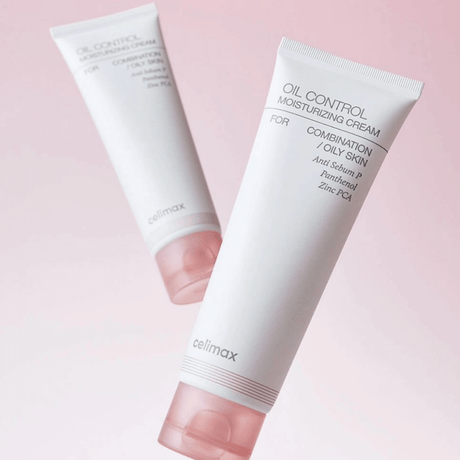 Celimax Oil Control Moisturizing Cream que reduce brillo y mantiene la piel fresca todo el día.