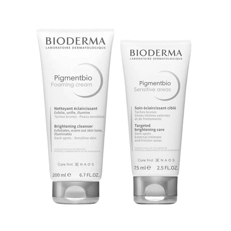 Pack Manchas Corporales Pigmentbio Bioderma unifica el tono y mejora la luminosidad de la piel.