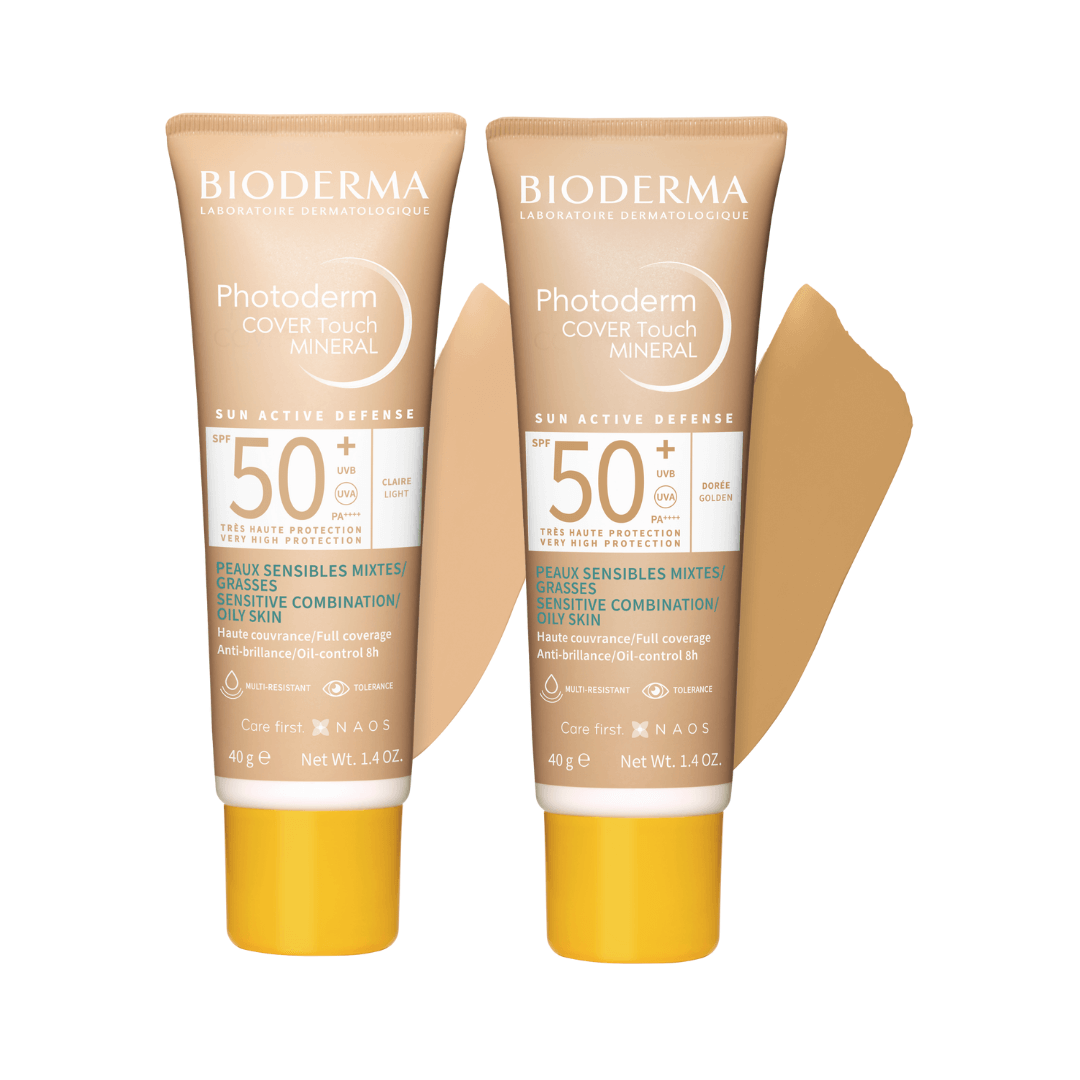 Bioderma Photoderm Cover Touch Mineral no acnegénico sin aceites ni fragancias.