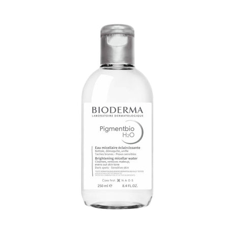 Pigmentbio H2O Bioderma limpia y desmaquilla pieles con manchas sin irritar.