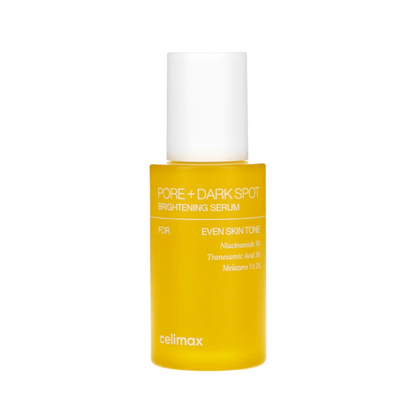 Celimax Pore + Dark Spot Brightening Serum con triple acción contra la melanina.