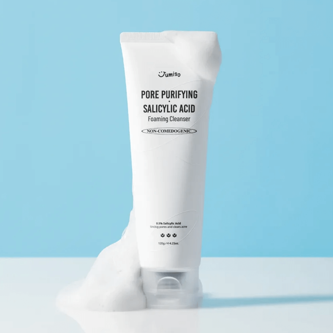 Jumiso Pore-Purifying Salicylic Acid Foaming Cleanser purifica sin resecar y no es comedogénica.