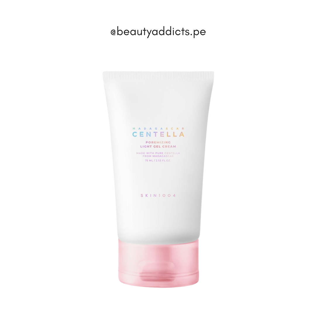Poremizing Light Gel Cream SKIN1004, gel ligero con rosa damascena que reduce poros y refresca la piel.