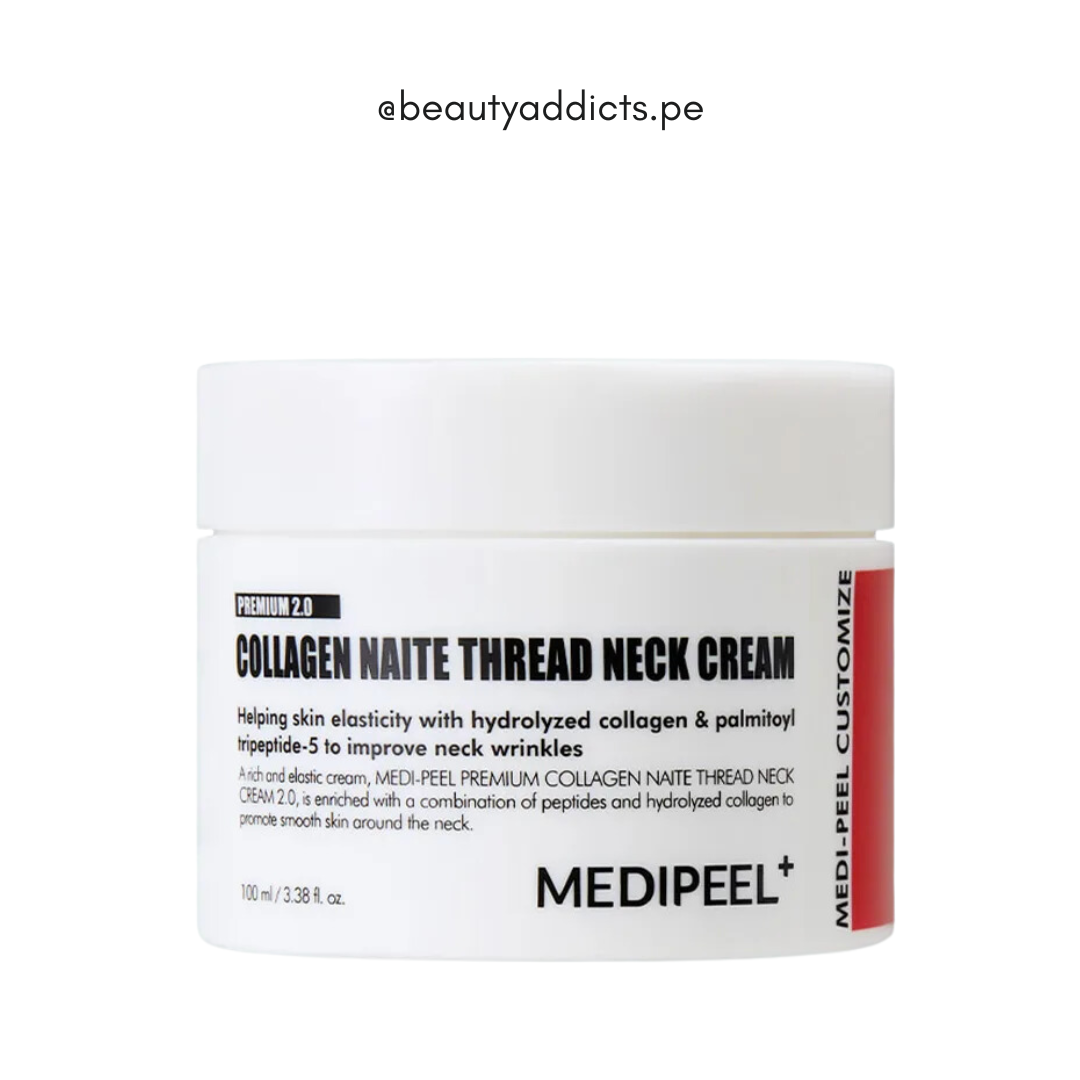 Crema para cuello MediPeel con péptidos que estiran y reafirmarán la piel.
