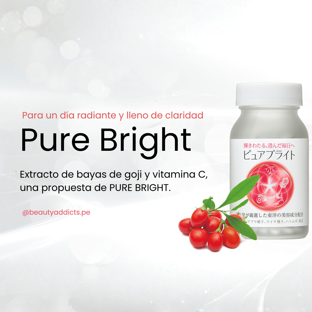 Pure Bright Tablets Shiseido apoyan la regeneración celular para una piel más clara.