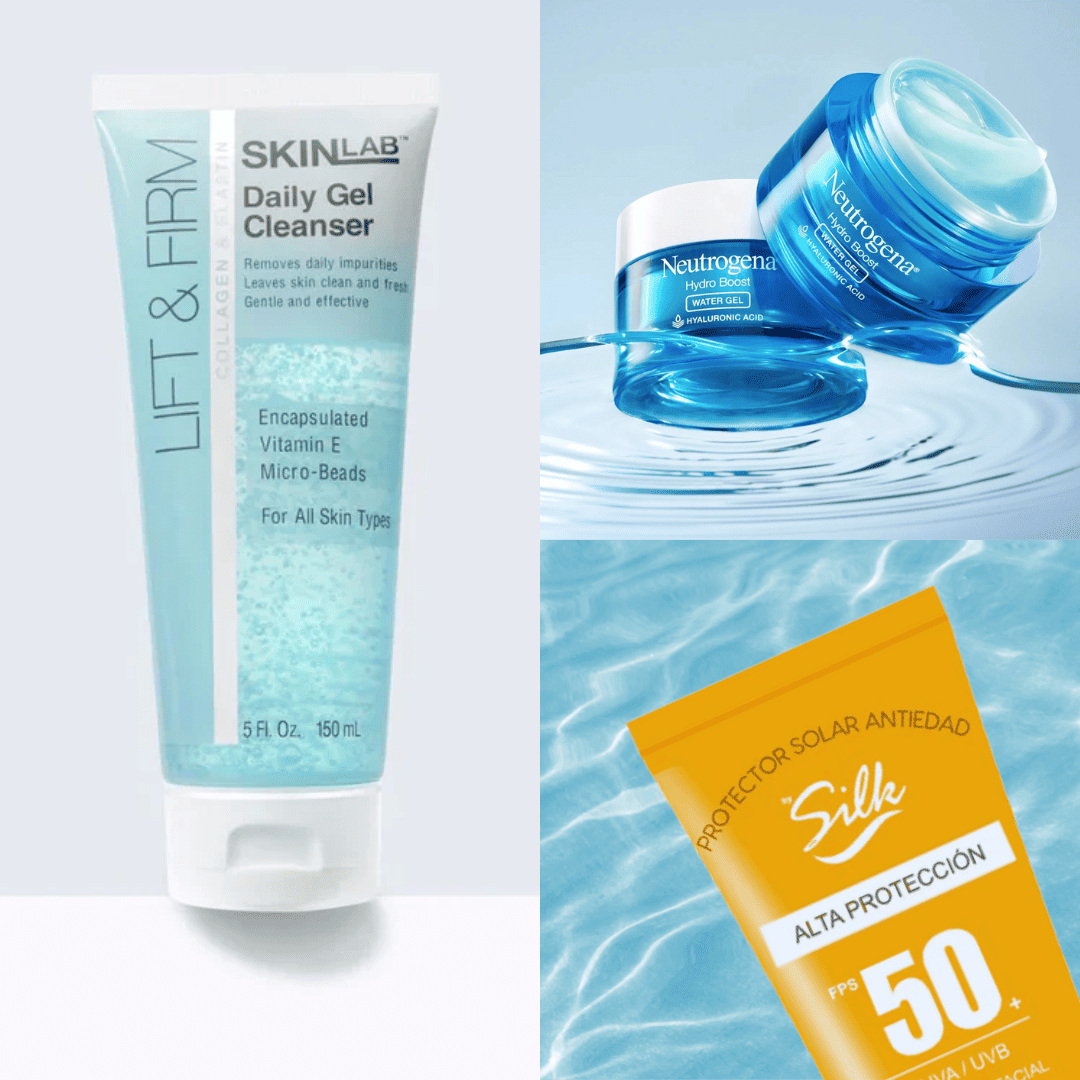 Rutina básica para piel madura que mejora firmeza, hidratación y elasticidad.