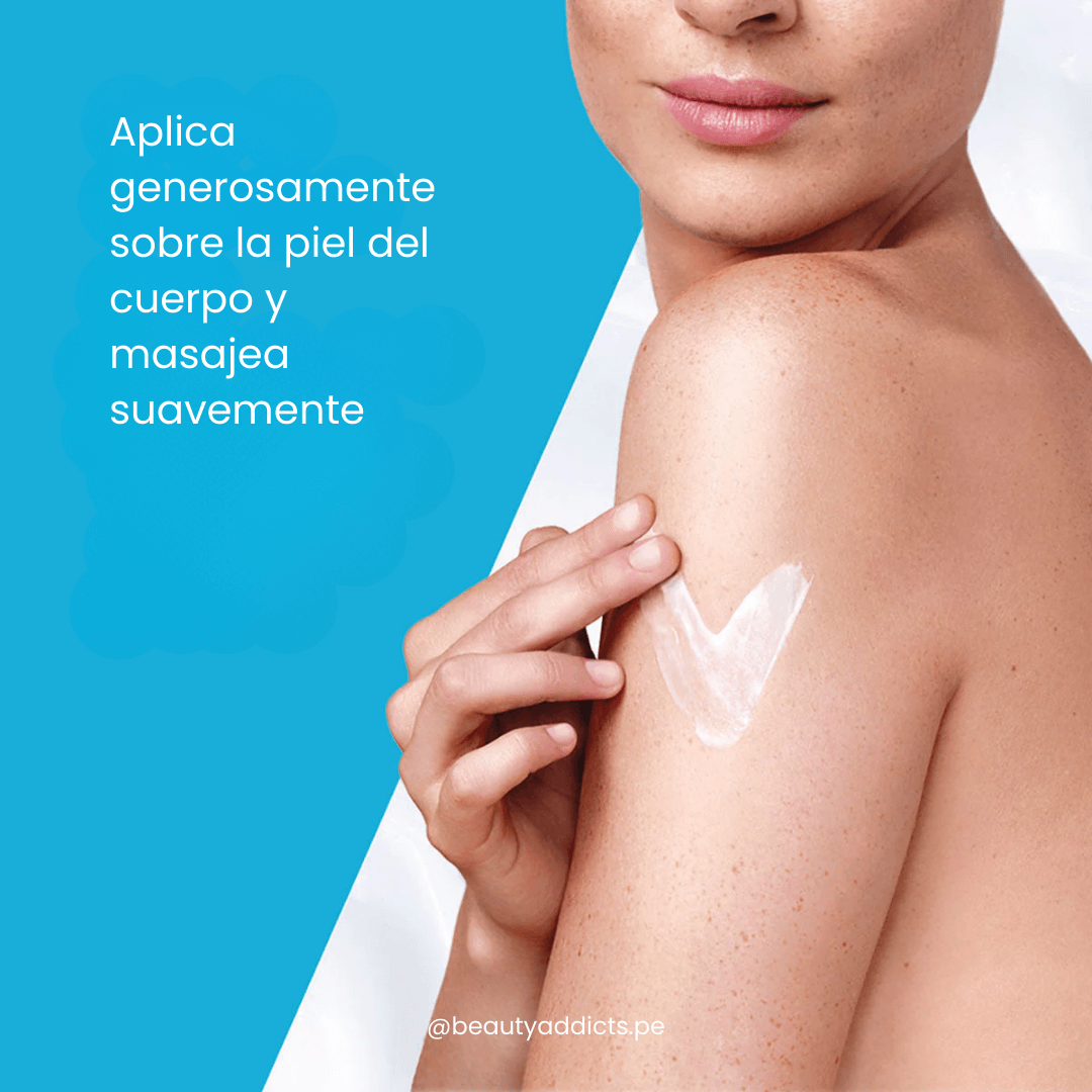 CeraVe SA Crema Alisadora que suaviza y repara zonas secas como codos, rodillas y brazos.