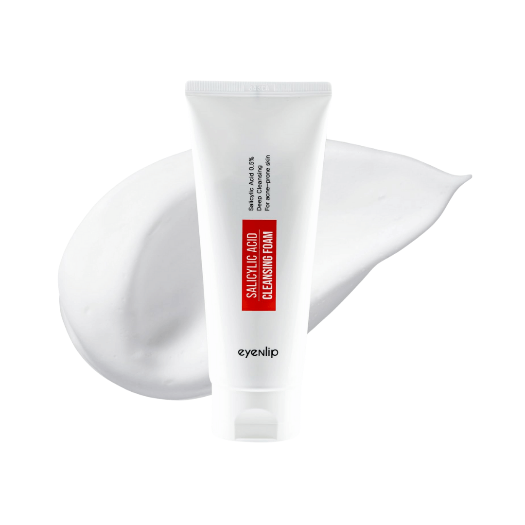 Eyenlip Salicylic Acid Cleansing Foam: limpieza profunda que reduce poros visibles y controla el exceso de grasa.