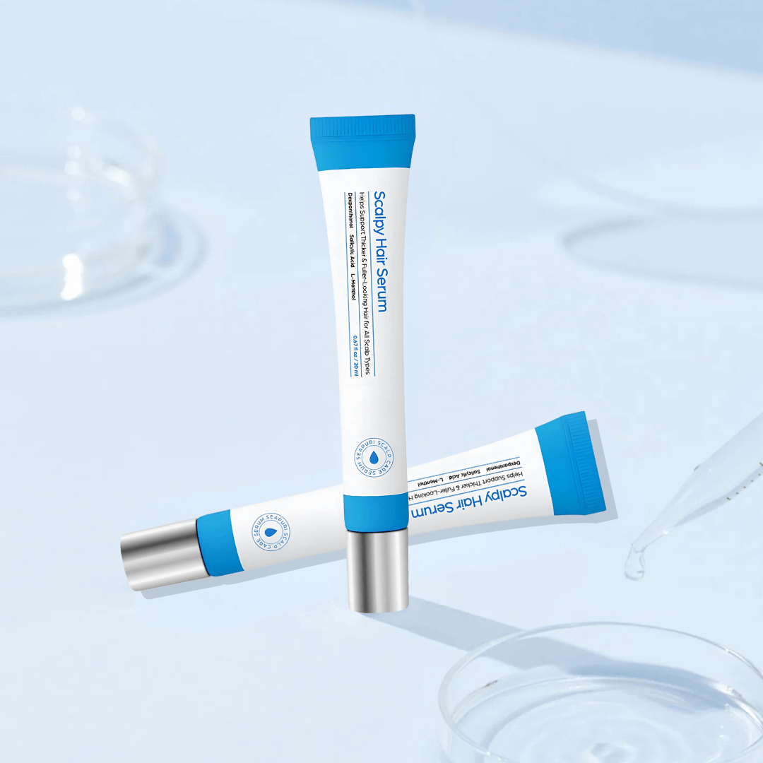 Scalpy Hair Serum de Seapuri estimula el cabello más fuerte y resistente.