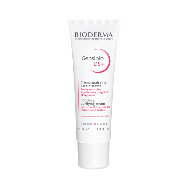 Sensibio DS+ Bioderma calma la piel con rojeces intensas y reduce descamación.