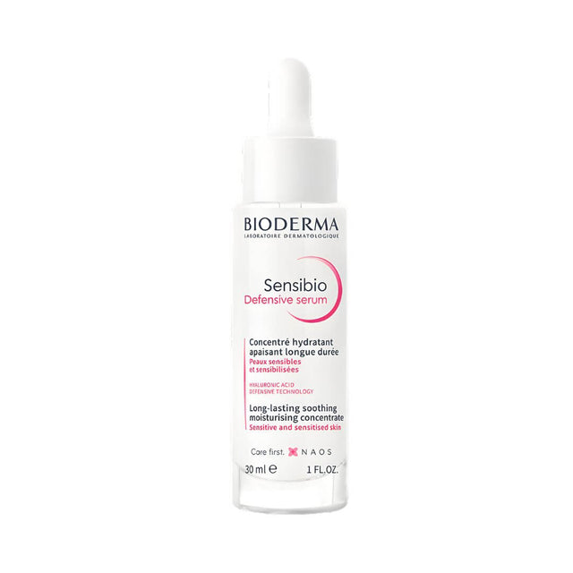 Sensibio Defensive Serum Bioderma calma la piel sensible y refuerza su barrera natural.
