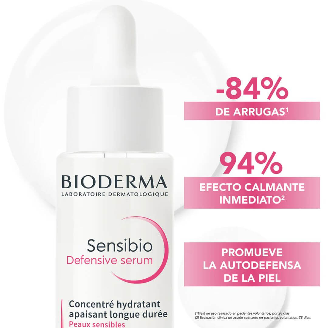 Sensibio Defensive Serum Bioderma hidrata intensamente y aporta sensación de confort inmediato.