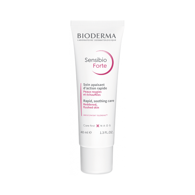 Sensibio Forte Bioderma calma rápidamente la irritación y el enrojecimiento de la piel sensible.