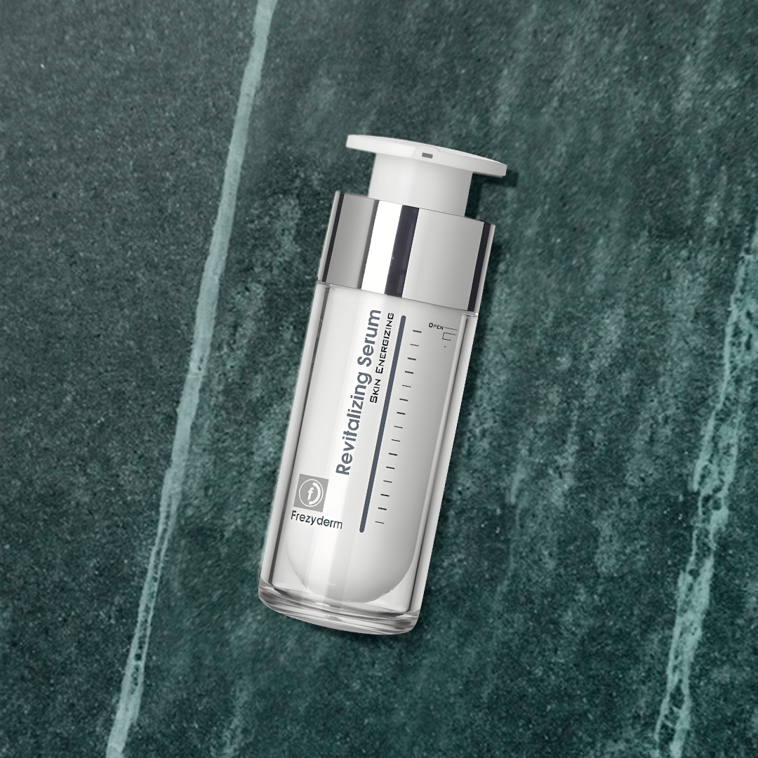 Sérum Revitalizador Frezyderm estimula la regeneración celular y mejora la elasticidad cutánea.