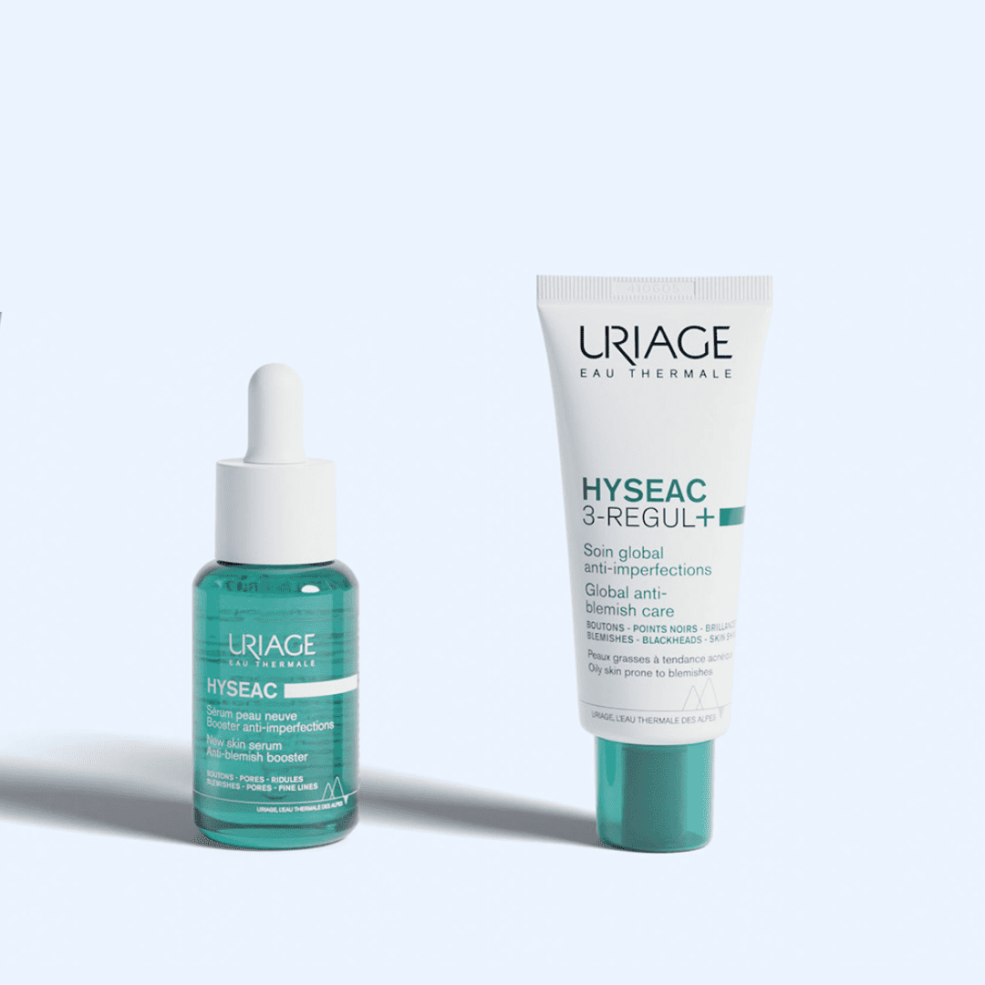 Rutina facial Uriage con AHAs, zinc y regaliz que afina los poros y mejora la textura de la piel grasa