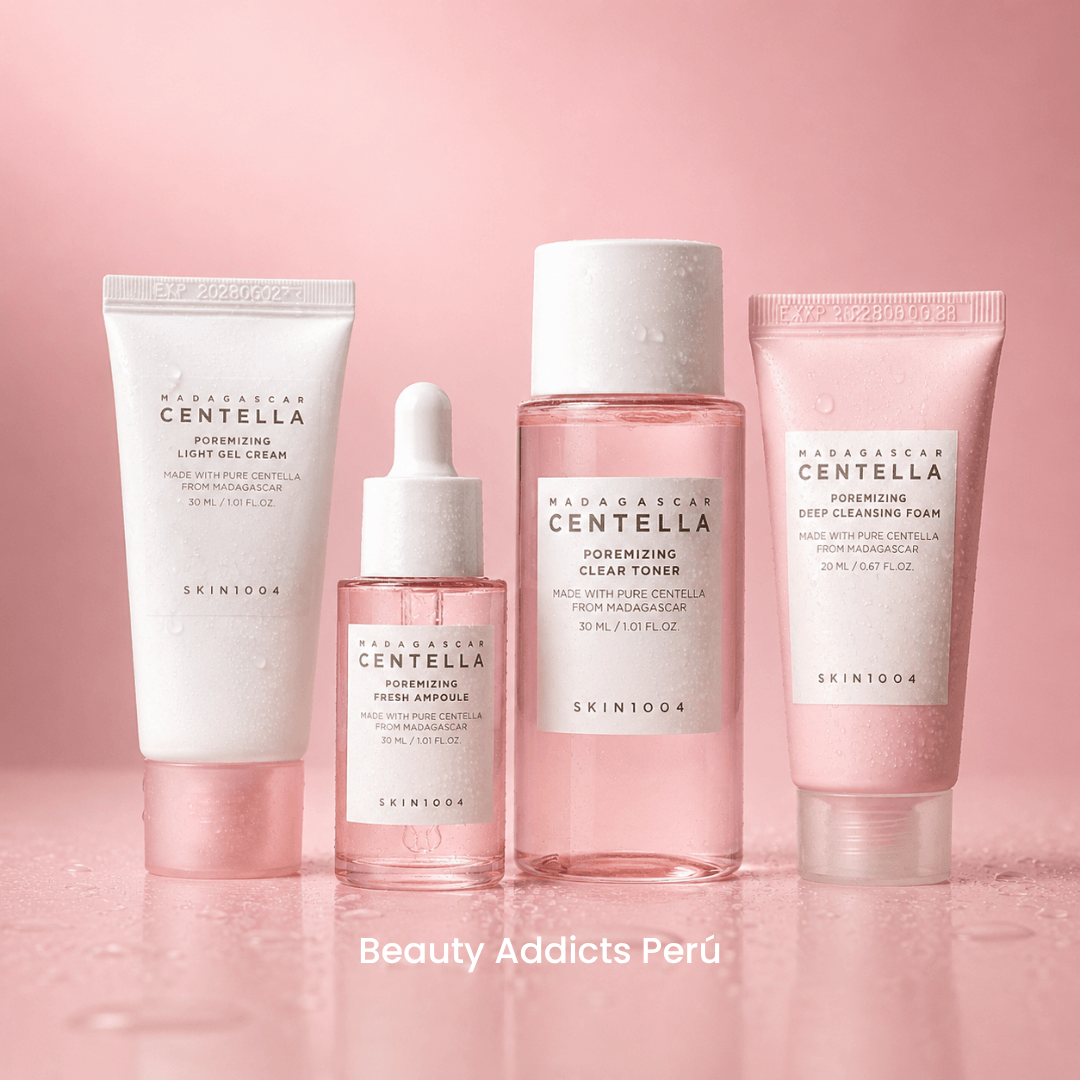 Kit mini de skincare para piel grasa que ayuda a mantener los poros limpios y la piel fresca.