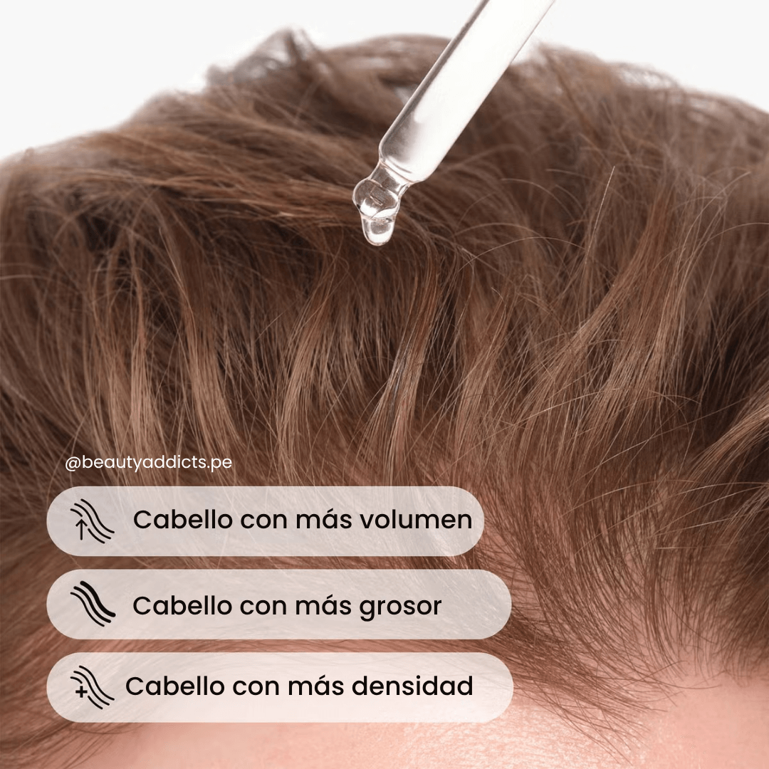 Multi-Peptide Serum for Hair Density de The Ordinary para cuero cabelludo sano.