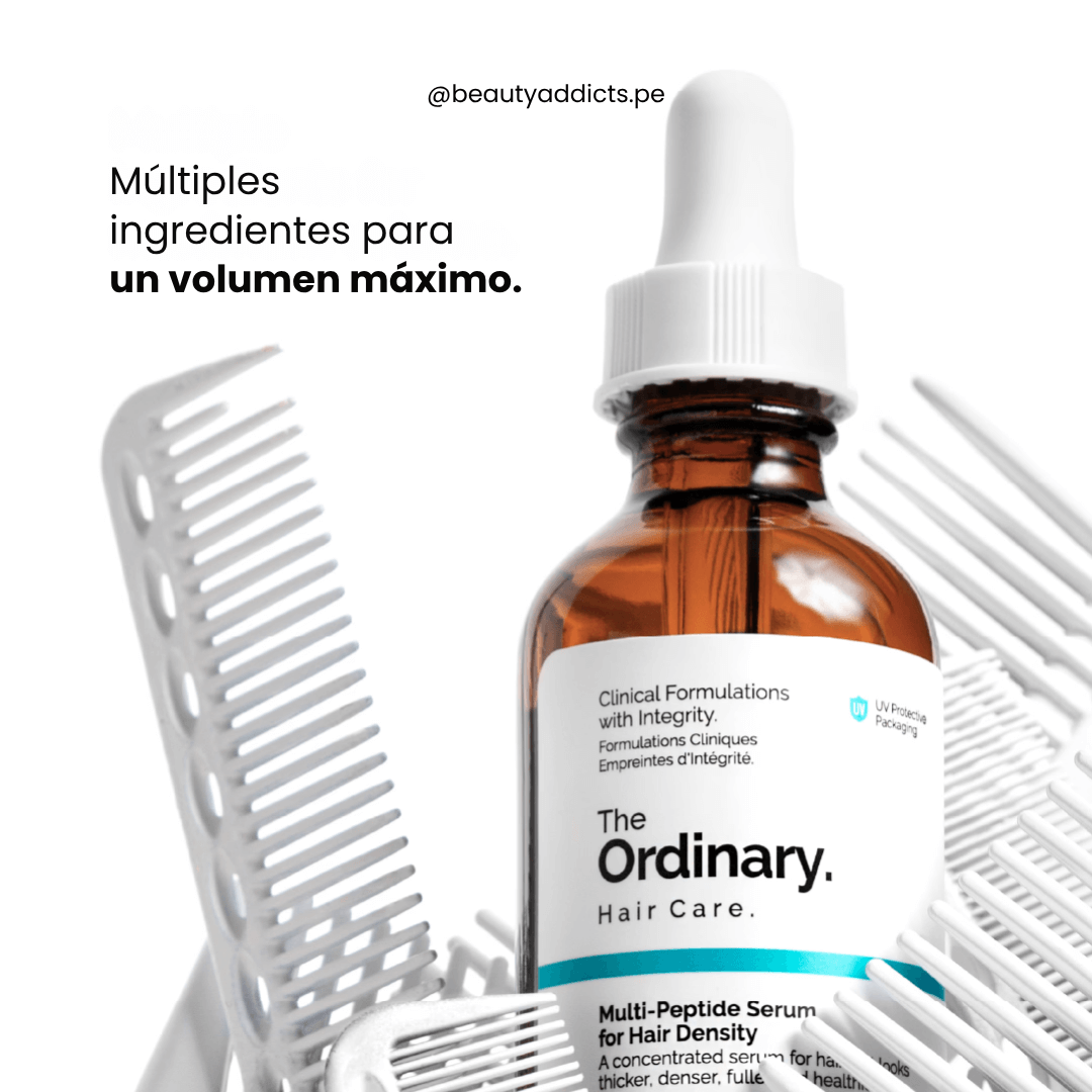 The Ordinary suero capilar ligero para crecimiento y densidad.