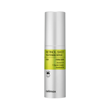 Celimax The Vita A Retinol Shot Tightening Serum que mejora la elasticidad y alisa la piel.